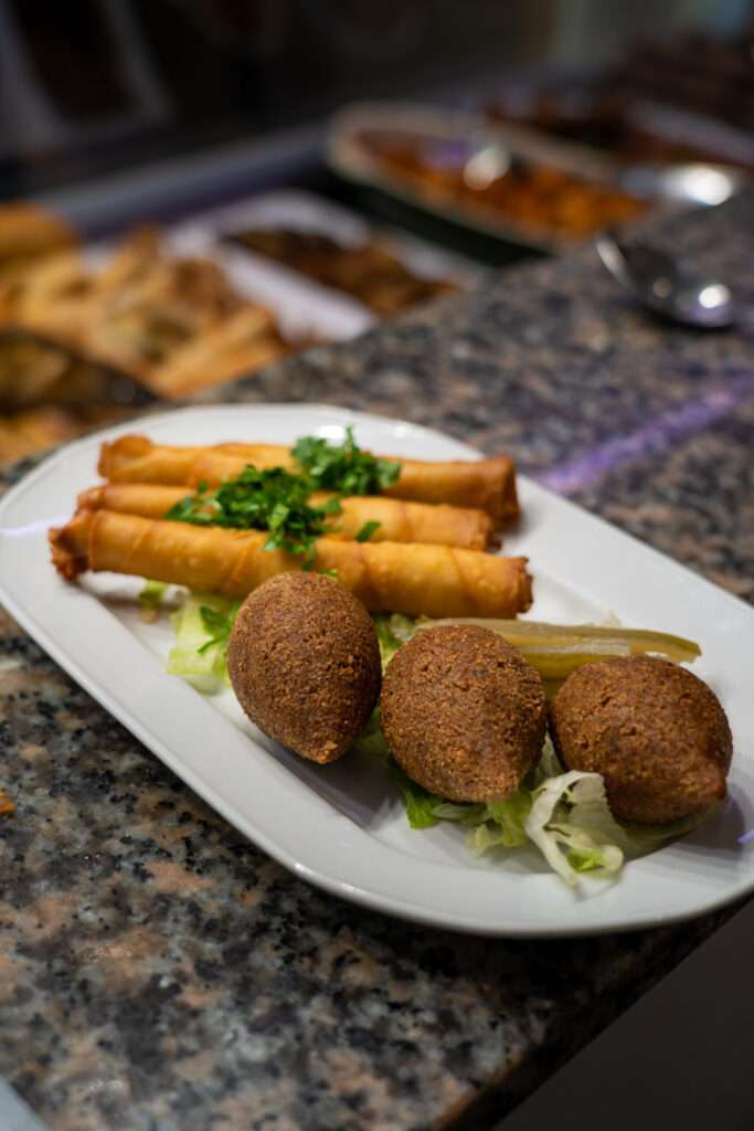 Mezze falafel restaurant libanais Bruxelles